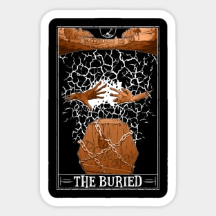 The Buried Tarotesque (Dark) Sticker